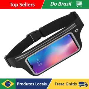 Pochete Cinto Porta-Celular à Prova d'Água - C/ Porta Chave - ENVIO RAPIDO PARA TODO O BRASIL