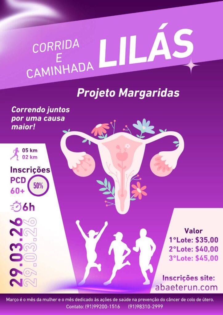 Corrida e Caminhada Lilás