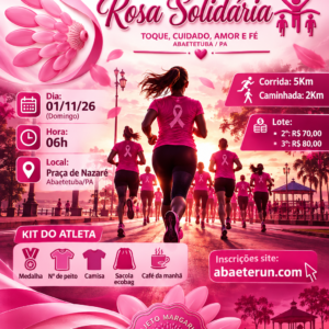 2ª CORRIDA E CAMINHADA ROSA SOLIDÁRIA