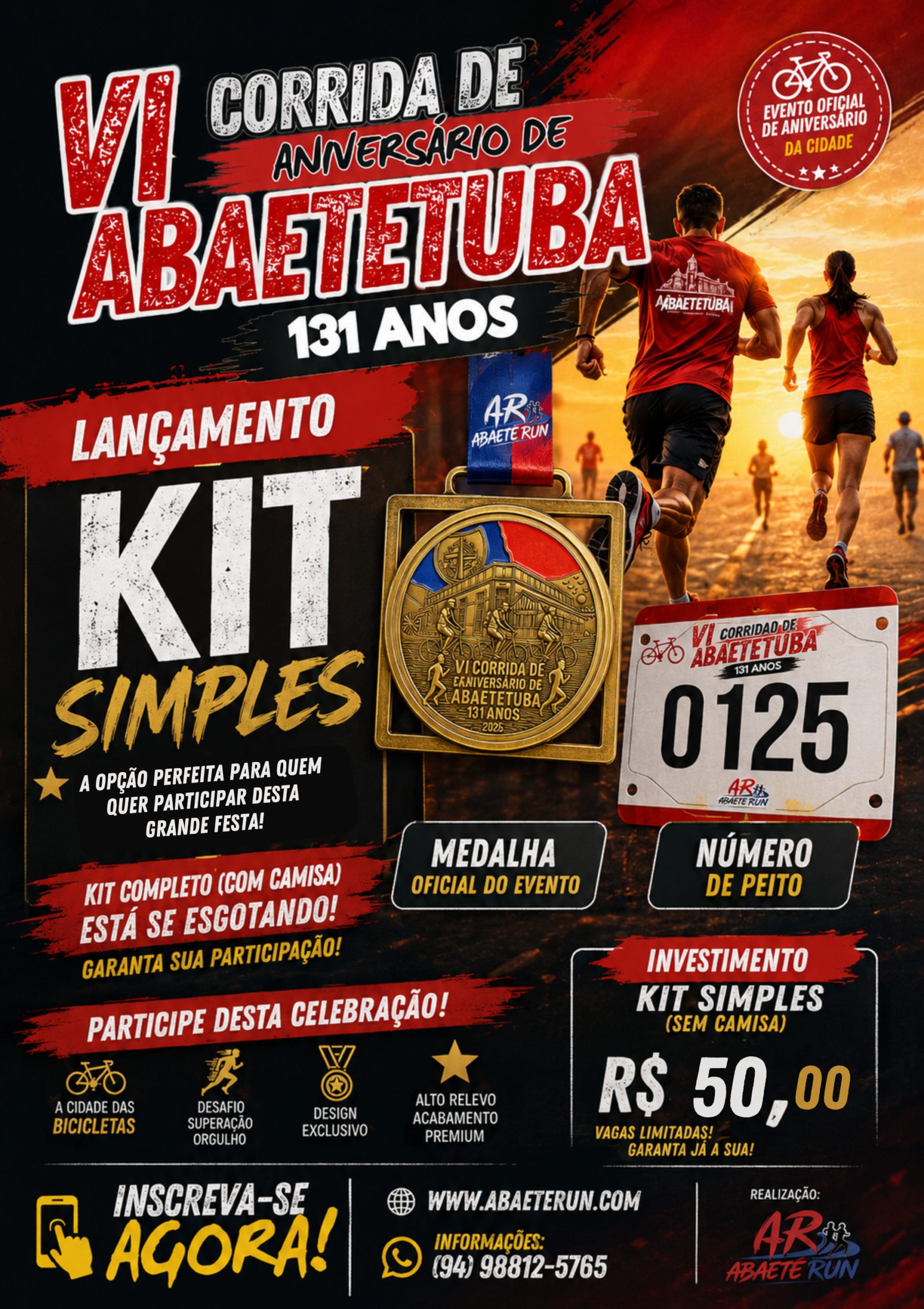 VI Corrida de Aniversário de Abaetetuba - Imagem 2
