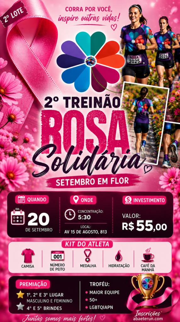 2º TREINÃO ROSA SOLIDÁRIA