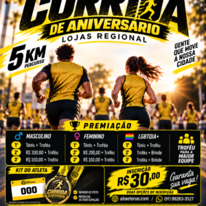 CORRIDA DE ANIVERSÁRIO LOJAS REGIONAL
